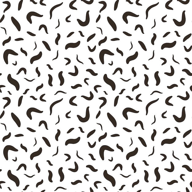 Intestinal Worms Helminths vector concept Seamless Pattern