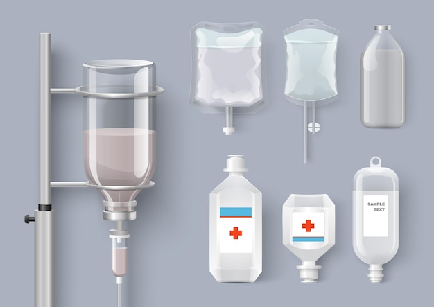 Intravenous injection blood transfusion system set