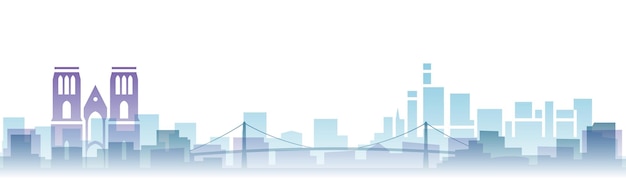 Inverness Transparent Layers Gradient Landmarks Skyline