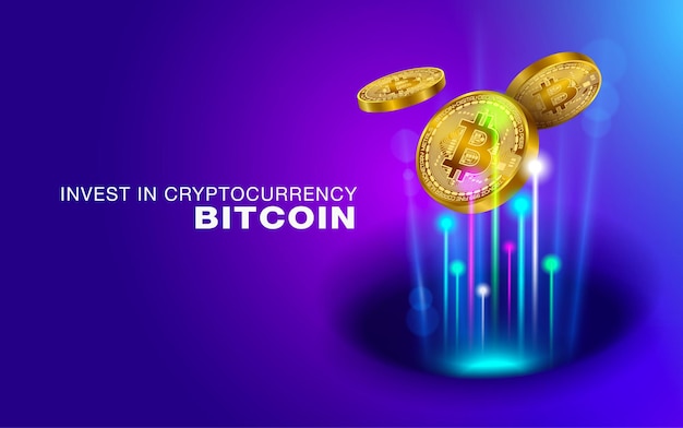 Invest in bitcoin cryptocurrency future money digital use blockchain technology Decentralized