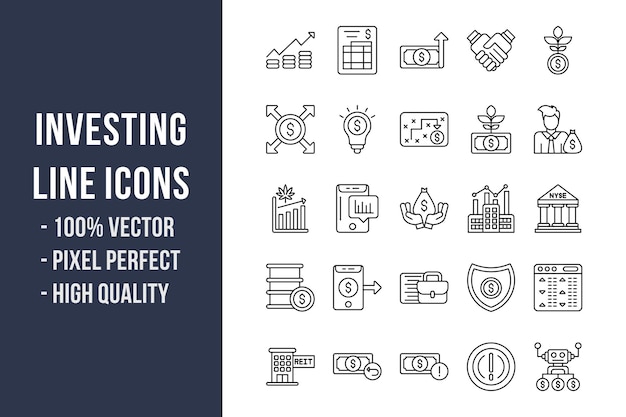 Investing Line Icons