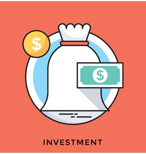 Investment Flat vector Icon