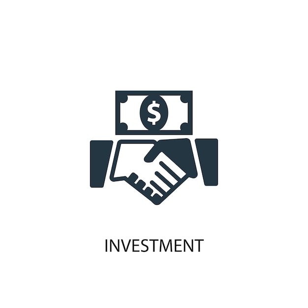 investment icon. Simple element illustration. investment concept symbol design from Accounting collection. Can be used for web and mobile.