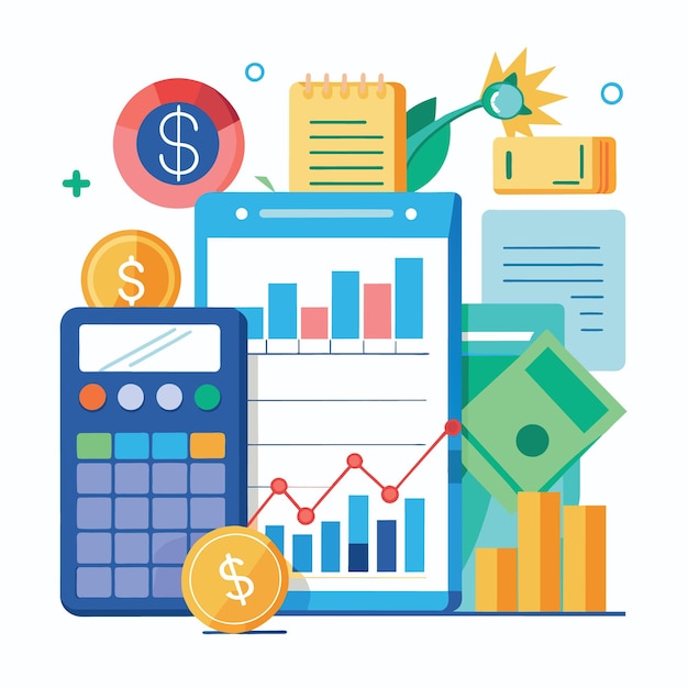 Investment stock or equity search for yield concept calculator on performance market price numb