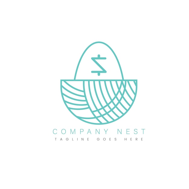 Investors Nest Logo Template