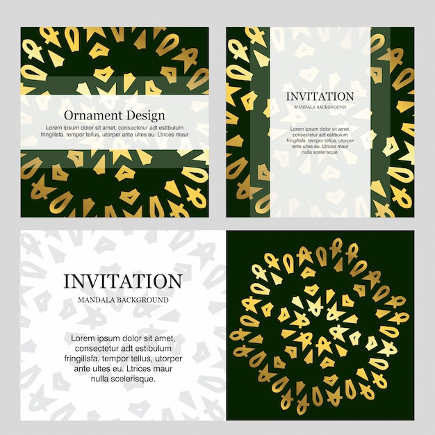 Invitation card creative design