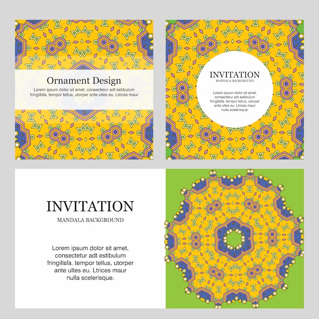 Invitation card creative design