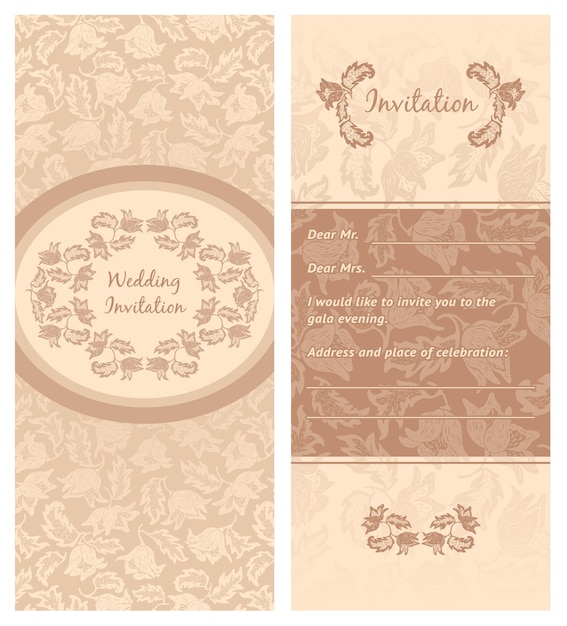 Invitation card, greeting background. Can be used for invitations to any of your ceremony. For example your birthday.