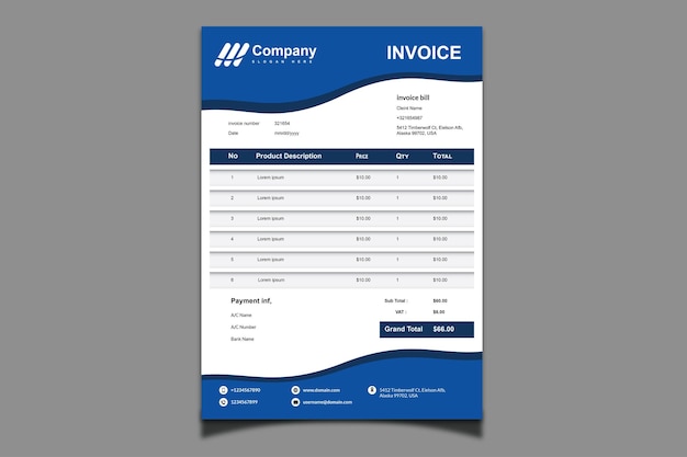 Vector invoice invoice template invoice bill memo invoice template bill memo cash memo invoice vector