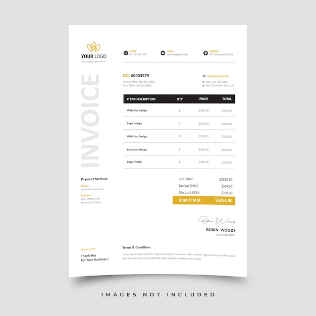 Invoice template