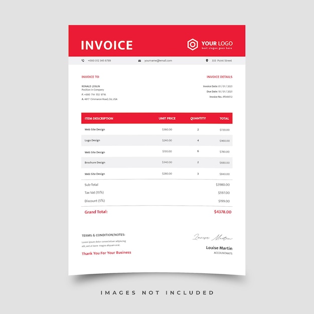 Invoice template