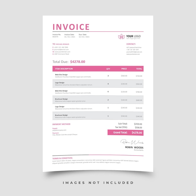 Invoice template