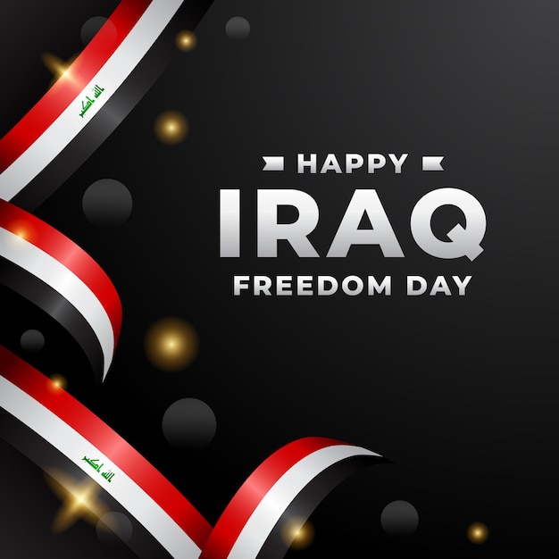 Vector iraq freedom day design illustration collection