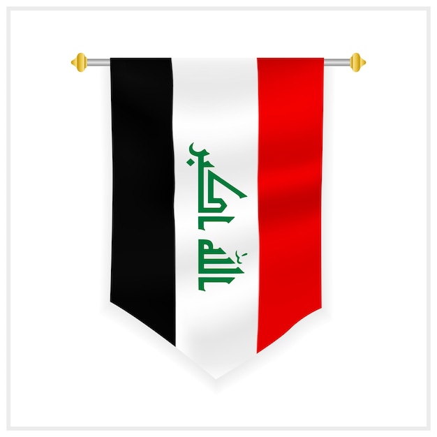 Iraq Wall Flag and Iraq Wall Hanging Flag Design