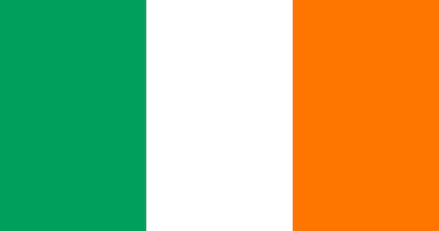 Ireland flag in vector