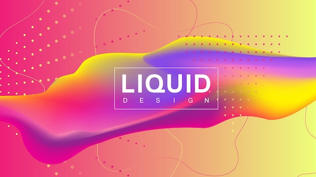 iridescent holographic liquid wavy gradient dynamic shapes