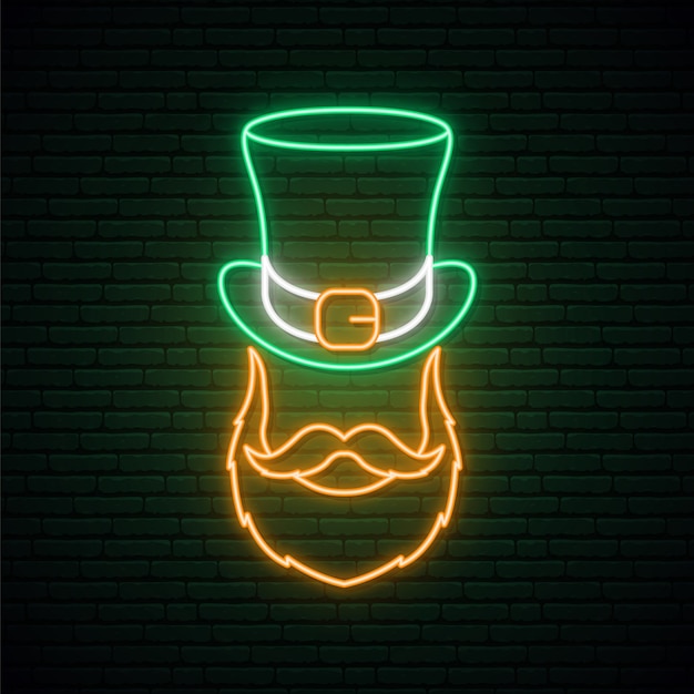 Irishman neon sign.