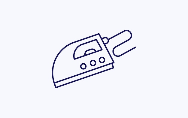 Iron illustration icon