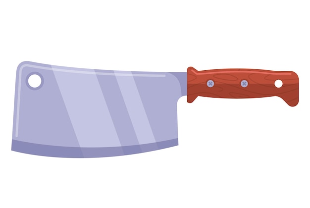 Iron large knife for cutting meat