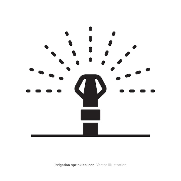 Irrigation sprinkler icon design vector illustration