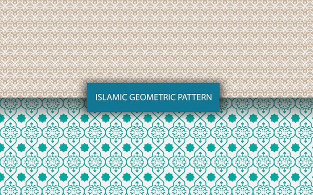 Islamic arabic elegant geometric pattern