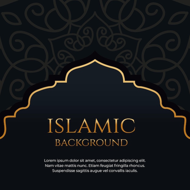 Islamic Background design for Ramadan Kareem