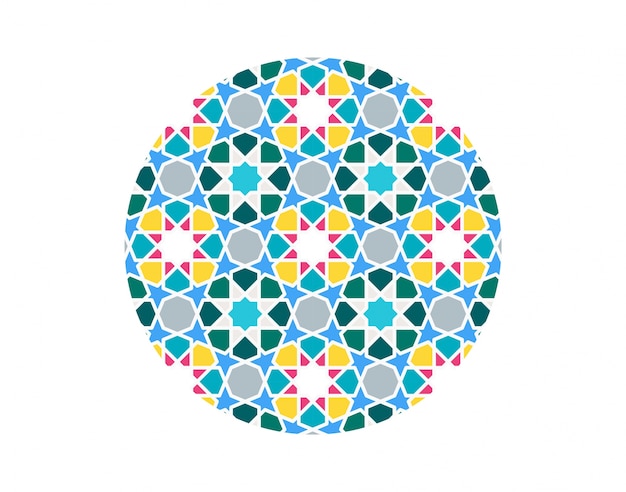 Islamic background. Mosaic pattern.