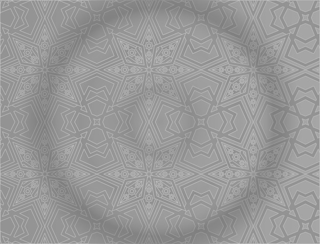 Islamic background with gray pattern