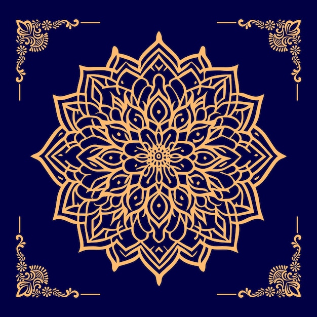 Islamic colorful Luxury mandala wallpaper