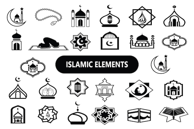 Islamic elements graphic