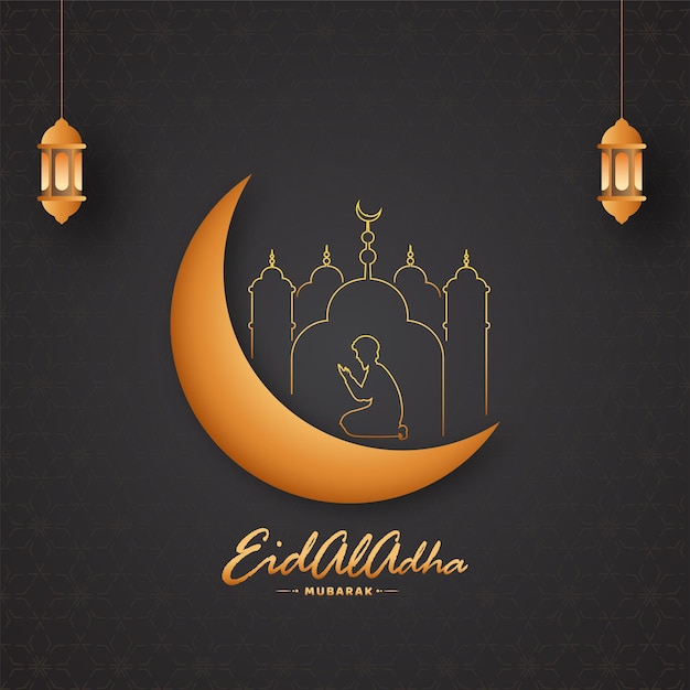 Islamic festival Eid Ul Adha or Bakrid Concept.