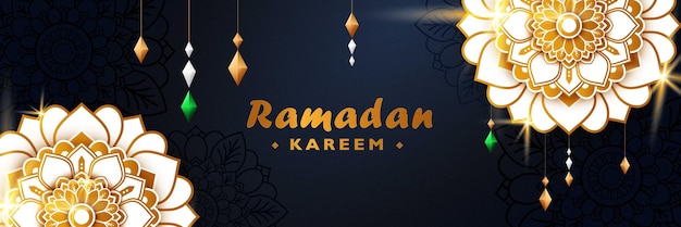 Islamic festival ramadan kareem greeting background