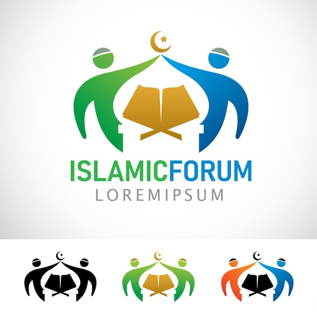 Islamic Forum Logo Design Template