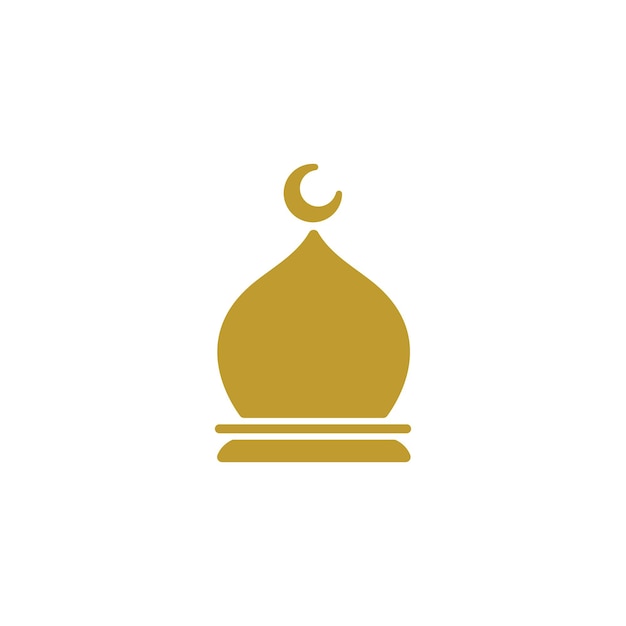 islamic icon vector logo design