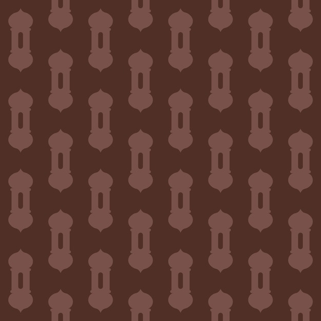 Islamic Lantern Vector Seamless Pattern