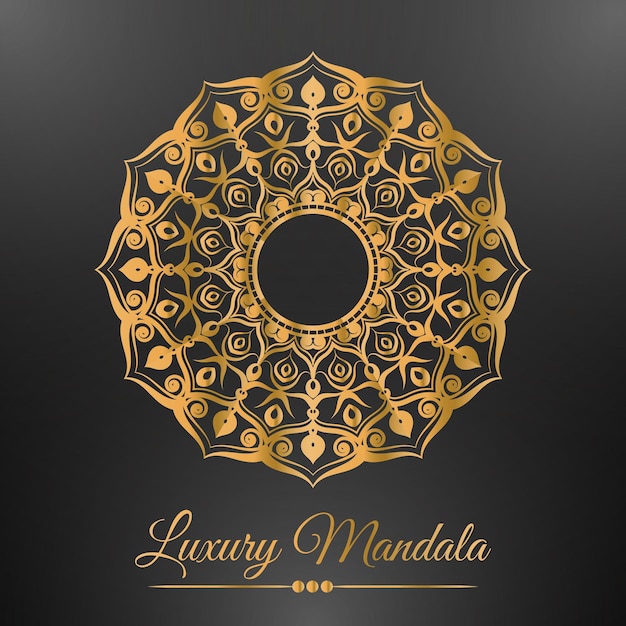 Islamic Luxury Mandala Design Template