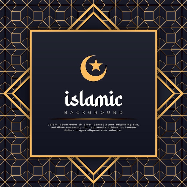 Islamic Luxury Pattern Vector Background Design