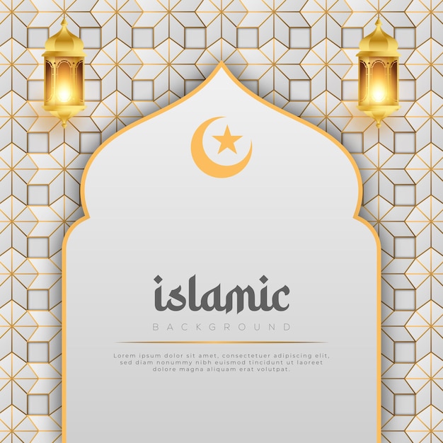 Islamic Luxury Pattern Vector Background Design