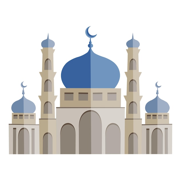 Islamic Mosque Building Vector IllustrationArt Illustration