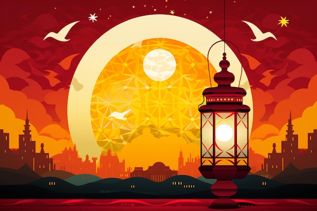 Islamic Ramadan Lantern Traditional