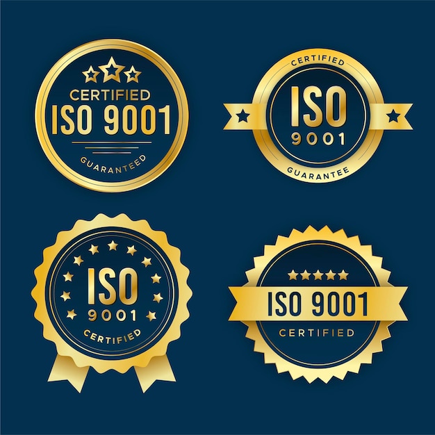 Iso certification badge pack