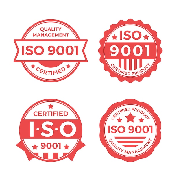 Iso certification stamp collection