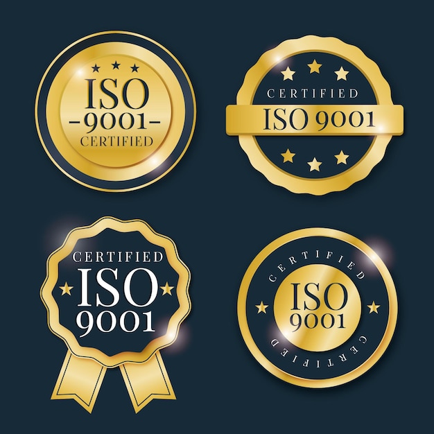 Iso certification stamp collection