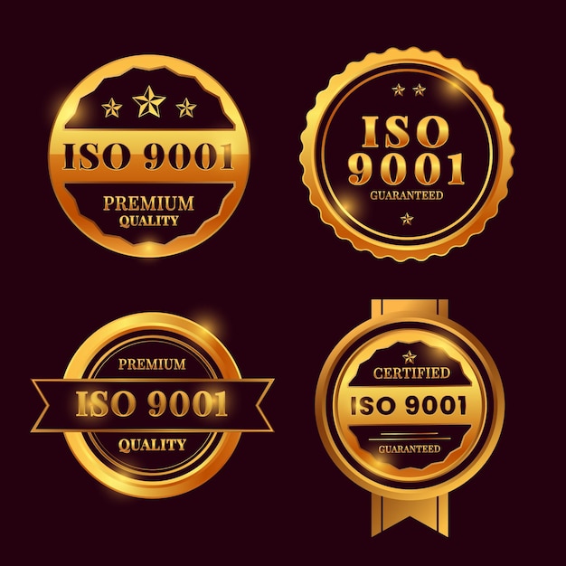 Iso certification stamp collection