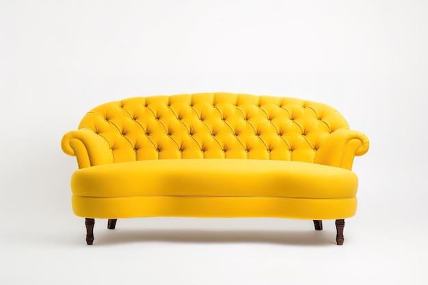 isolate vintage leather sofa on white background