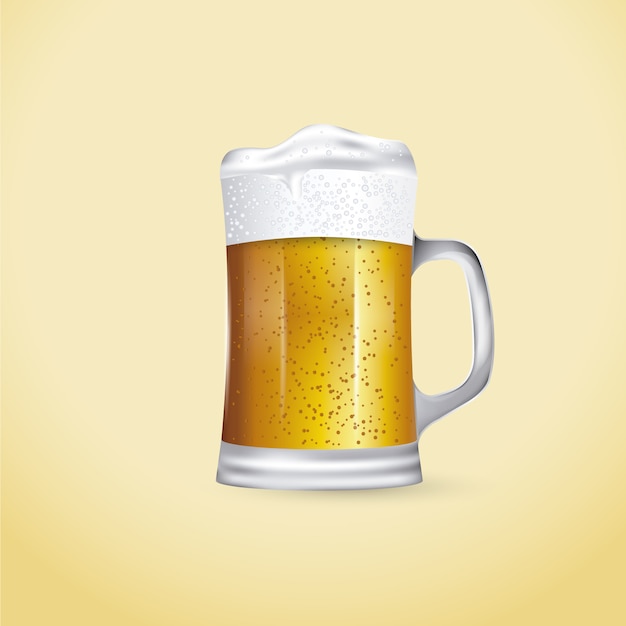 Isolated beer tankard