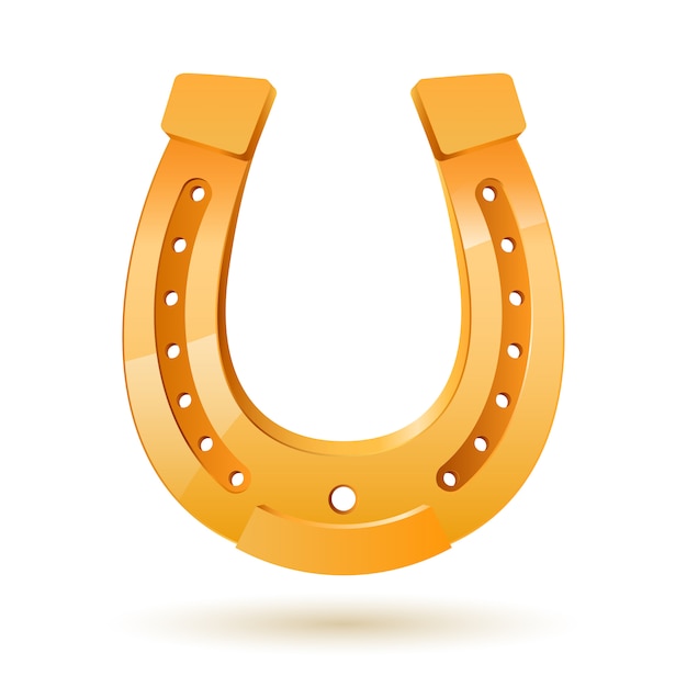 isolated golden Horseshoe