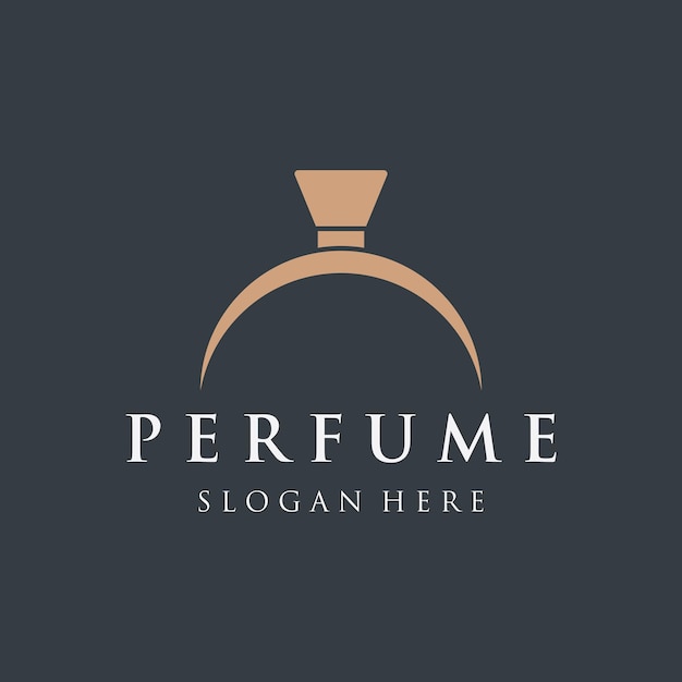 Isolated luxury perfume perfume cosmetic creative Logo design can be used for business company cosmetic and perfume shop