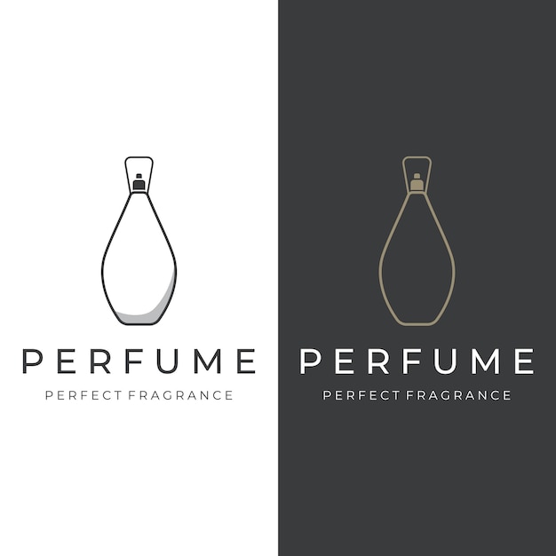 Isolated luxury perfume perfume cosmetic creative Logo design can be used for business company cosmetic and perfume shop