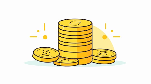 Vector isolated money box piggy icon on white background